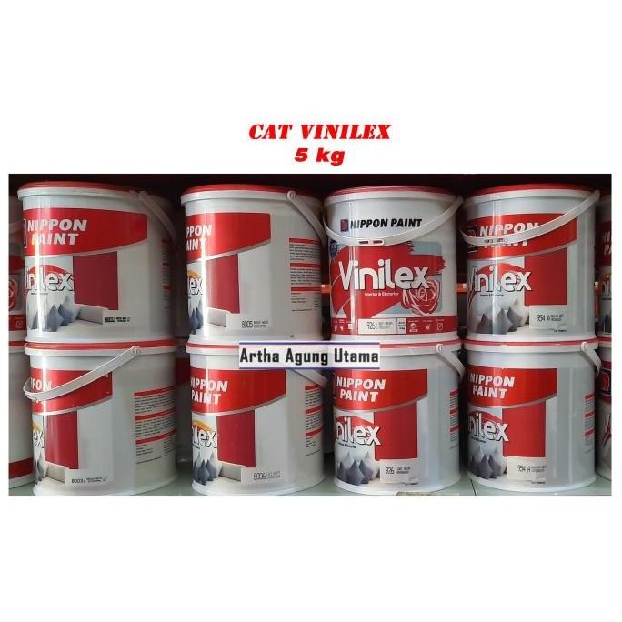 Open DS] Cat Tembok Nippont Paint Vinilex Interior & Exterior 1 Kg / Kaleng