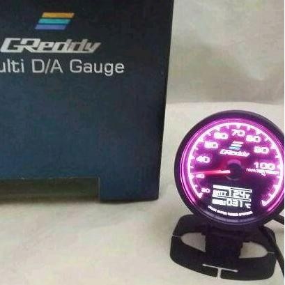 INDIKATOR GREDDY GAUGES WATER TEMP 7 WARNA ORIGINAL DAN TERPERCAYA