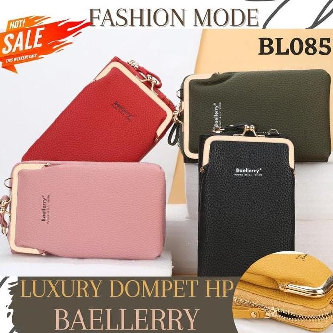 Luxury Dompet Panjang Hp Baellerry Tas Selempang Kulit Handphone Baellery Wanita Import - Bl085 Orig