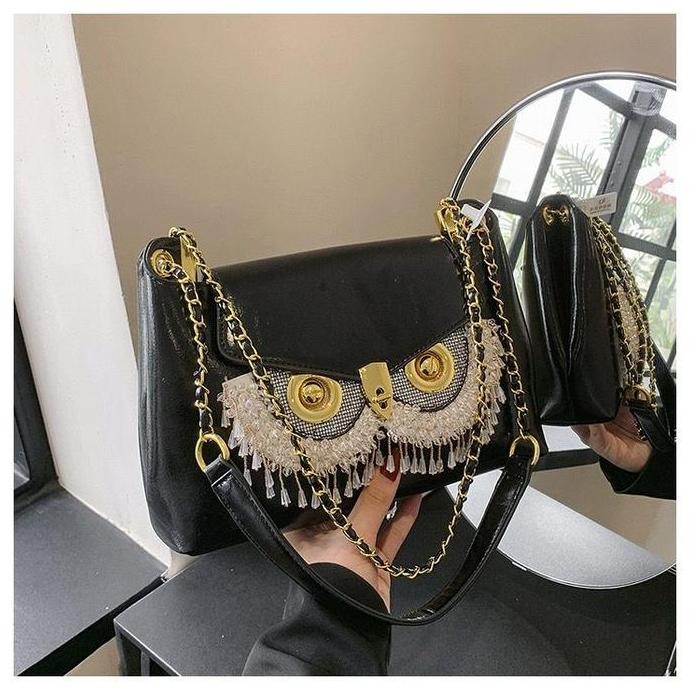 Moonbags Tas Shoulderbag Wanita Fashion Brand Kosk Collection Owl - 7259 Original