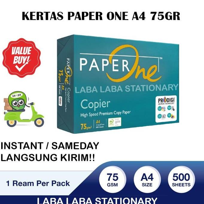 

Kertas Paper One A4 75Gr Hvs Print
