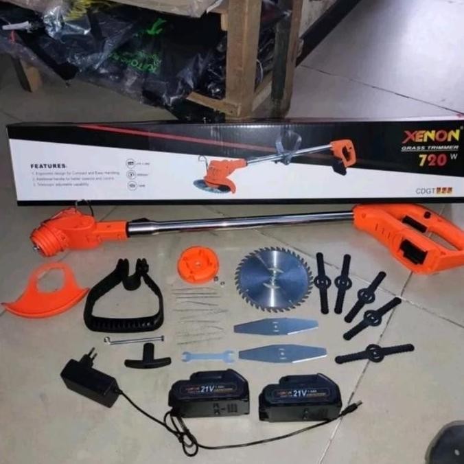 Xenon Cdgt720 Mesin Potong Rumput 18V 20V Grass Trimmer Cdgt 720