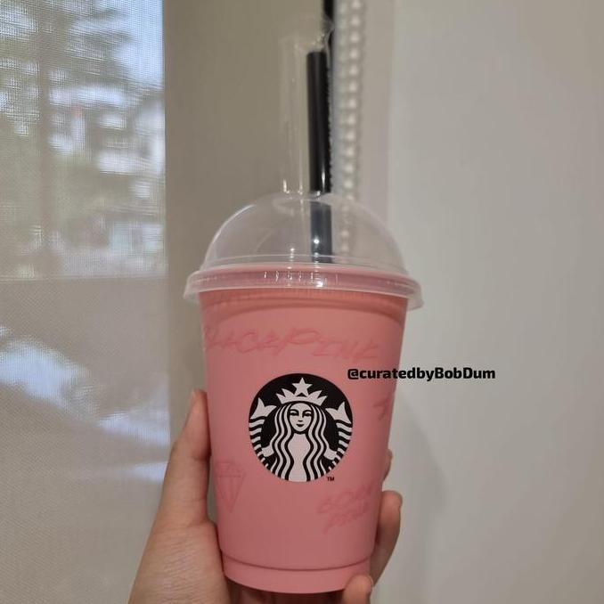 Starbucks X Blackpink Reusable Cold Cup Jennie Lisa Rose Jisoo Tumbler