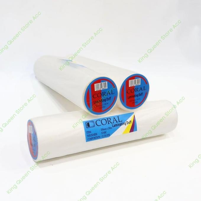 

Plastik Laminating Hombo Roll Matte 330Mm X 32Mic X 150M