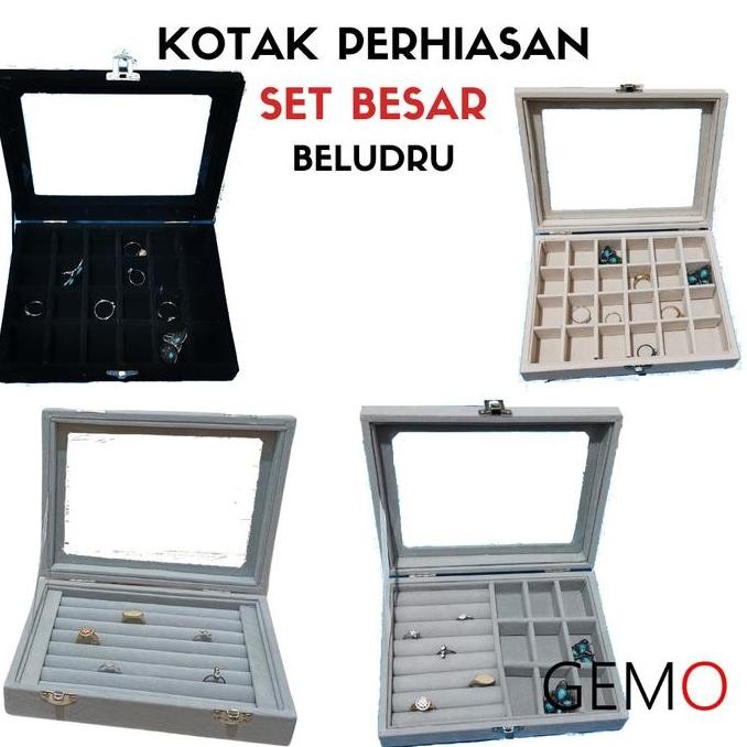 Kotak Display Cincin Baris / Alat Peraga Untuk Toko Emas Jewelry