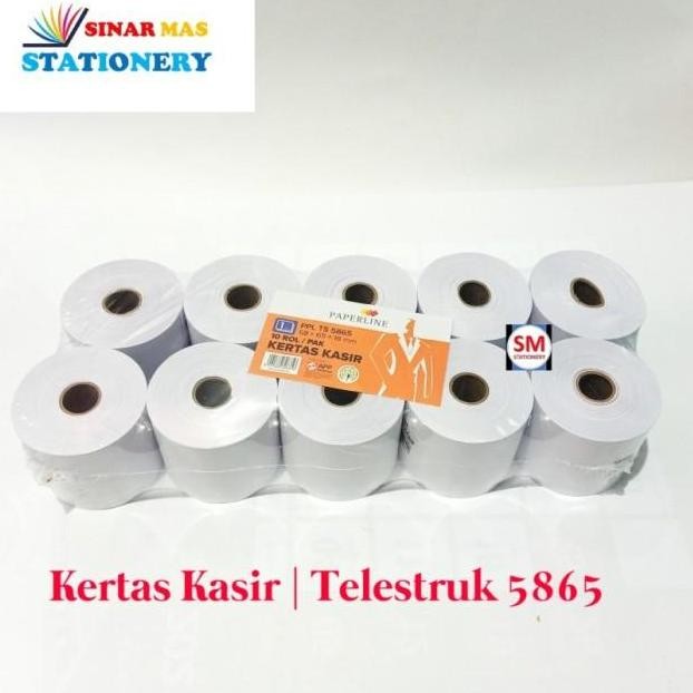 

Kertas Struk Kasir | Telestruk Ts 5865 Paperline ( 10 Roll )