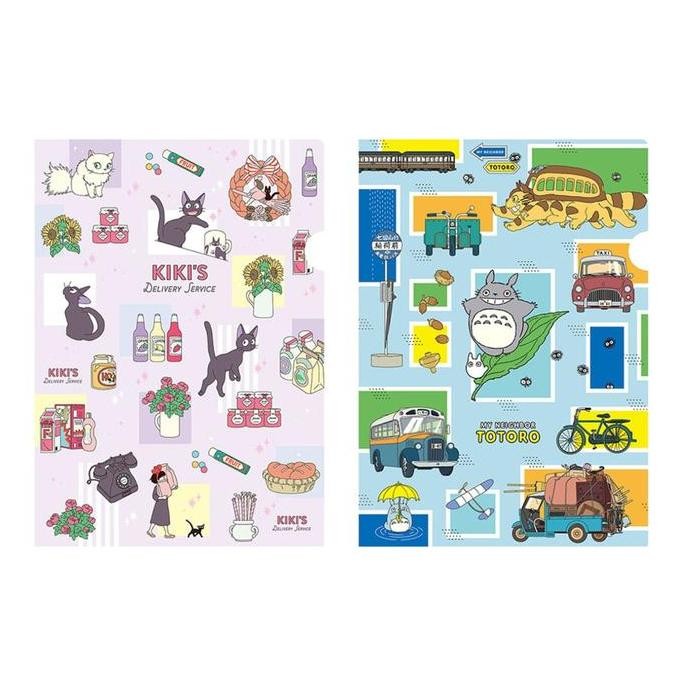 File Holder A4 Studio Ghibli Kiki Jiji Map Kertas Limited Edition