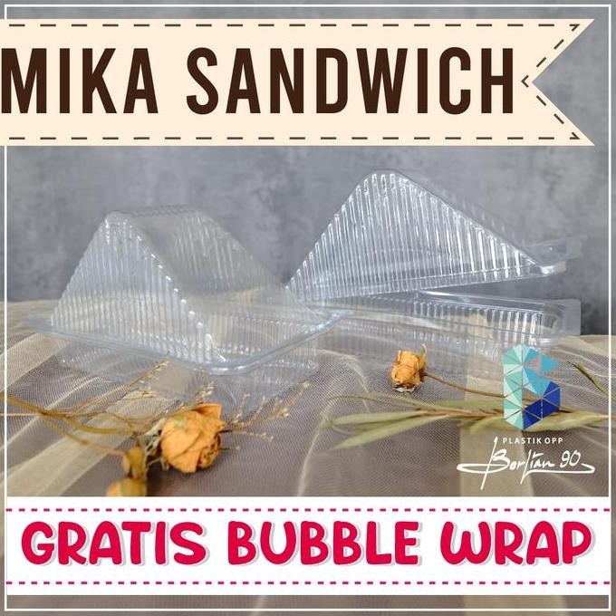 Mika Sandwich Mika Roti Tray Sandwich Tempat Roti Isi 50
