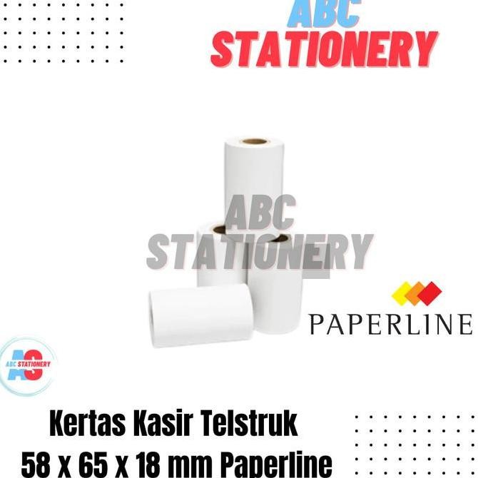 

Paperline Kertas Kasir Telstruk 58 X 65 X 18 Mm (10 Roll)