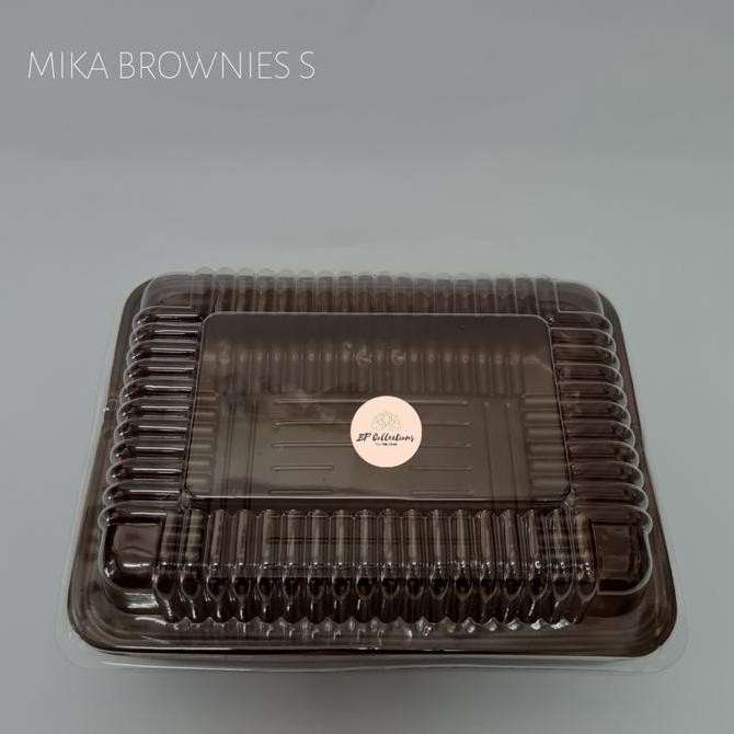 1 Dus 200 Pcs Mika Brownies S M L Plastik Kue Tempat Makan Grosir