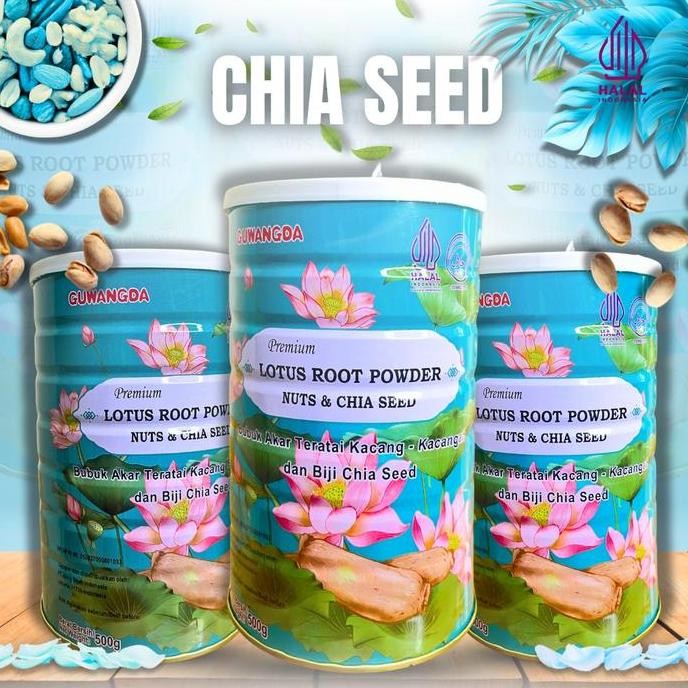 New Oufen Lotus Root Powder Chia SEED NUTS Bubur akar teratai