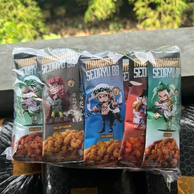 

New 12.12 MAKARONI KARAKTER SEDAYU88 ISI 50PCS MIX VARIAN RASA Cemilan