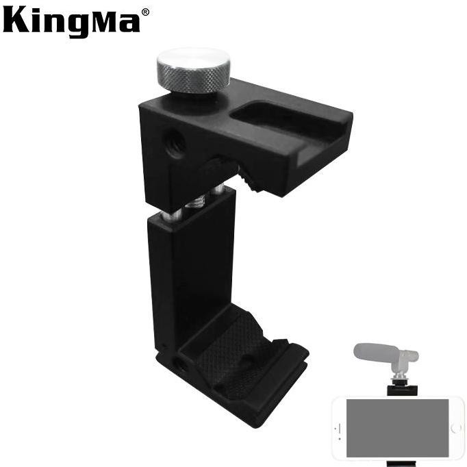 Kingma Phone Holder U-Mount 6.5" With Hotshoe Led / Microphone / Etc
