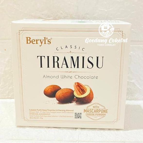 

New Beryl's Beryls Cokelat Malaysia Classic Tiramisu Almond Chocolate 65g