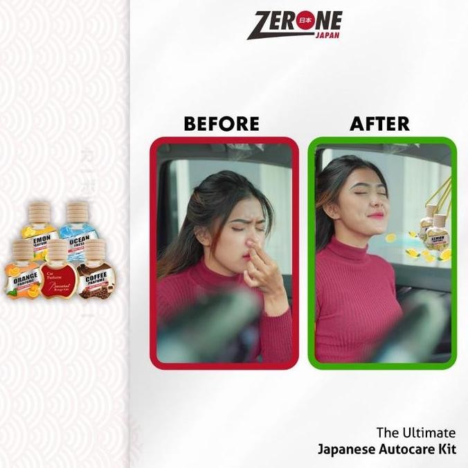 Parfum Mobil Zerone Tahan Lama Aroma Lemon, Ocean, Baccarat, Kopi Wangi Mewah