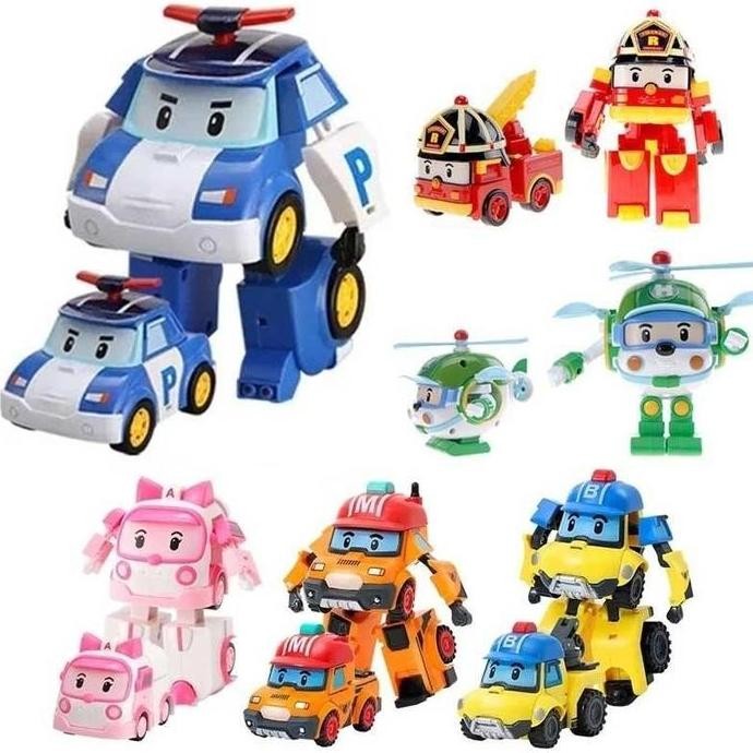 Vixplorn Mainan Anak Mobil Remote/Robot Robocar Poli Robot Robot Transformer/Robocar Poli Mainan Ana
