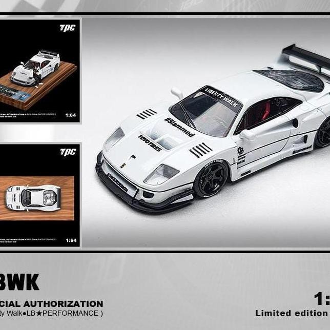 TPC 64 LBWK F40 White With Figure (Diecast)