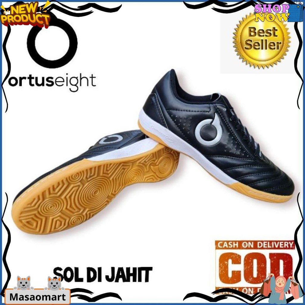 Original SEPATU FUTSAL ORTUSEIGHT SOL SUDAH DI JAHIT KELILING SIZE 34 - 43 BERDECIT / SEPATU OLAHRAG