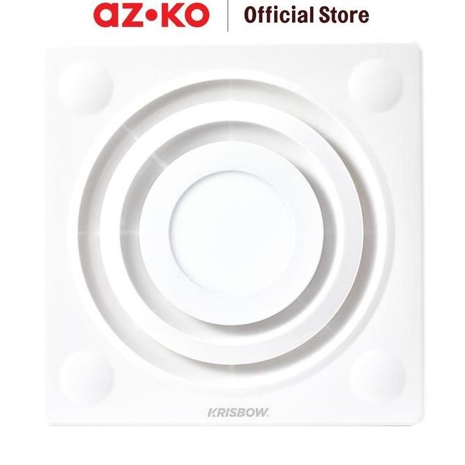 KRISBOW 8 INCI EXHAUST FAN PLAFON DENGAN LED