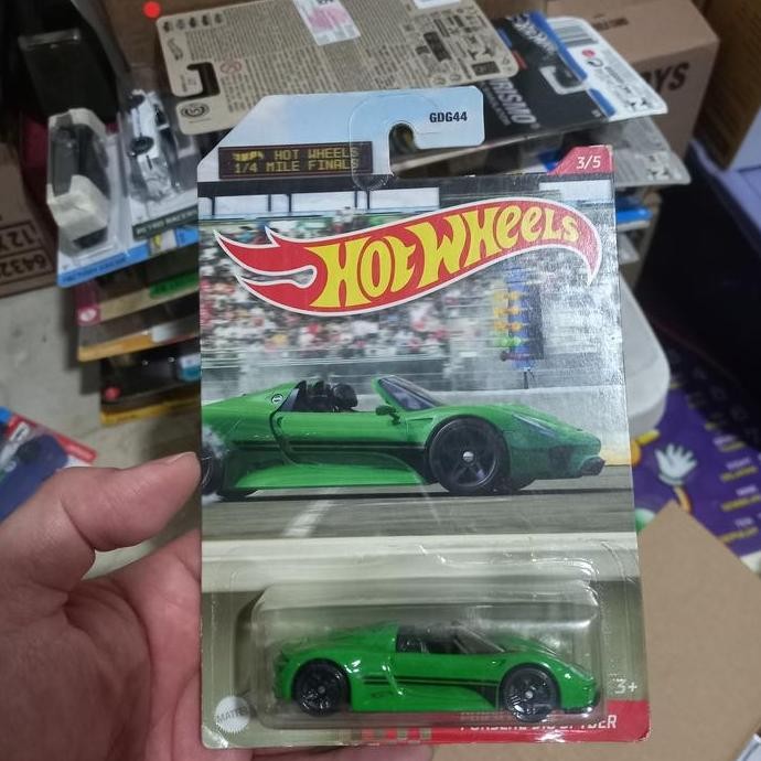 Hotwheels Porsche 918 Spider Hijau 1/4 Miles Finals