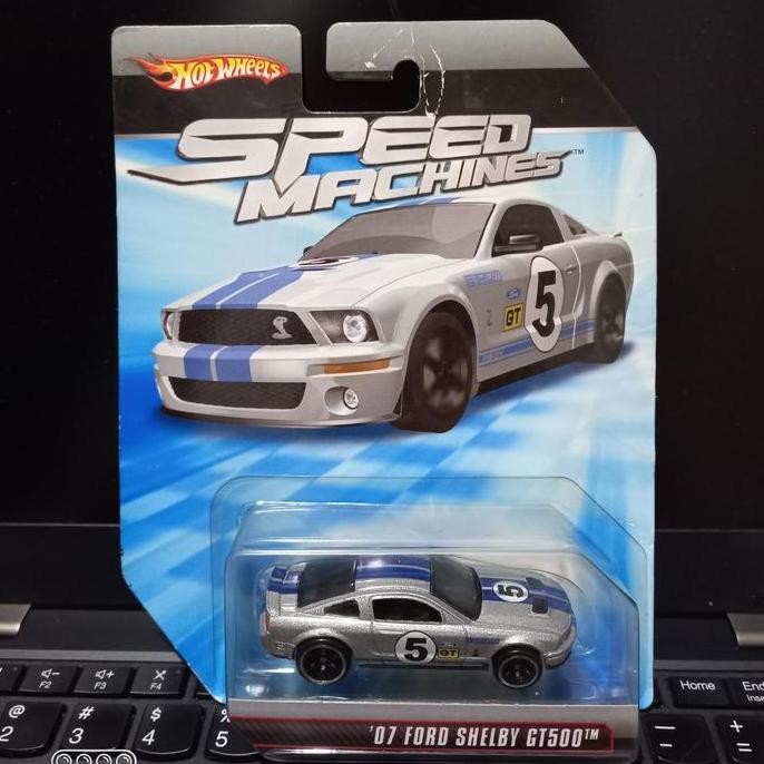 Hotwheels Speed Machines Ford Shelby GT500 Silver Zamac