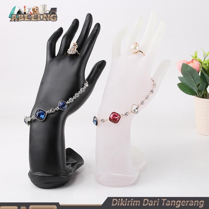 TERLARIS Holder Display Perhiasan Cincin Model Tangan Manekin Resin