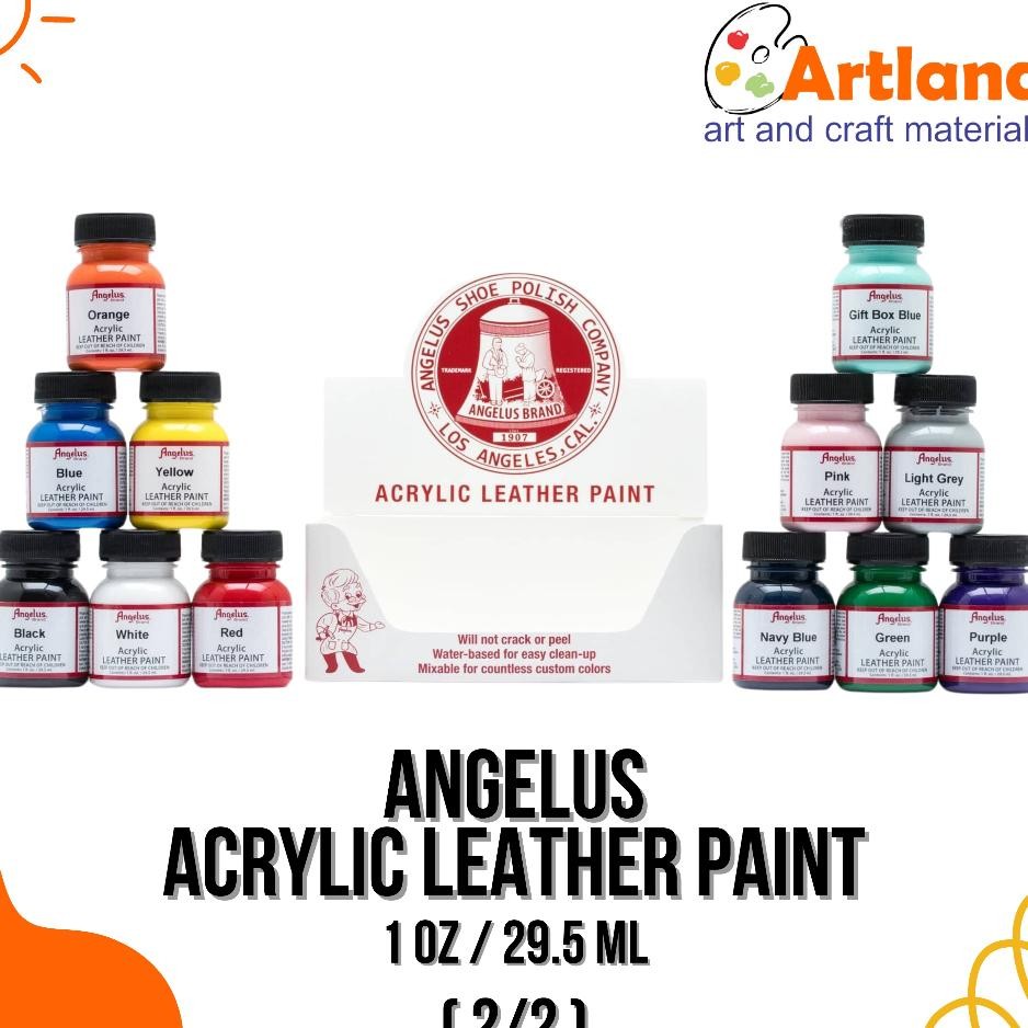 Angelus Acrylic Leather Paint 1Oz Cat Kulit Cat Sepatu Cat Tas 22