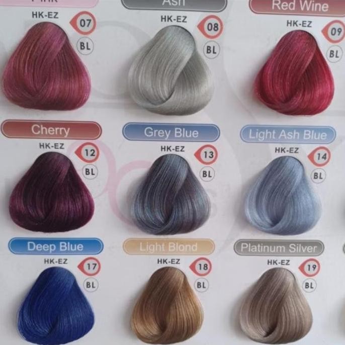 Diosys cat rambut, Bleaching, hair color