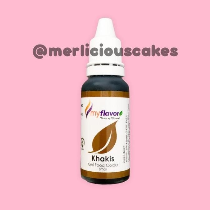 $$$$] Khakis Gel My Flavor Food Color Food Colour Pewarna Makanan