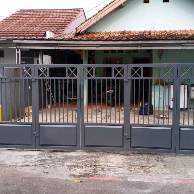 PAGAR SLIDING BELOK MINIMALIS PAGAR SLEDING TIKUNG LIPAT DORONG ORIGINAL DAN TERPERCAYA