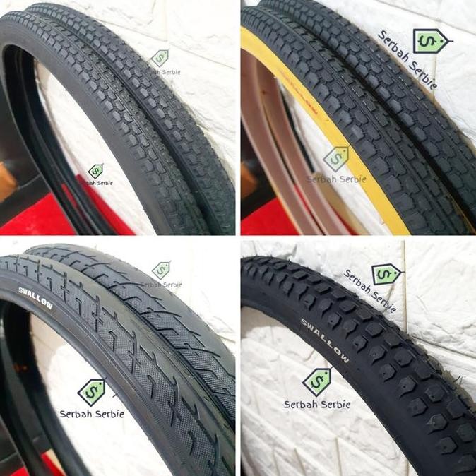 Promo BAN LUAR SEPEDA 26X1.75 SWALLOW DELI TIRE 26 X 175 1.75 26x175 MTB ROAD CITY BIKE FEDERAL TOUR