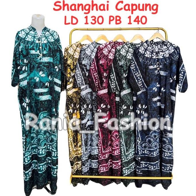 Daster Rania Fashion Motif Sanghai Capung Terbaru Viral