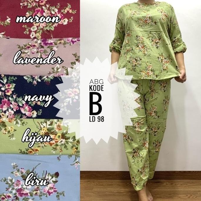 Piyama Cp Terompet Mawar Balon Abg Katun Jepang Sabata Alvin