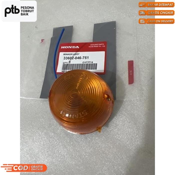 Berkualitas Lampu Sein Reting Reteng Kuning Depan Honda C70 Original Stanley 33602-046-751 Diskon