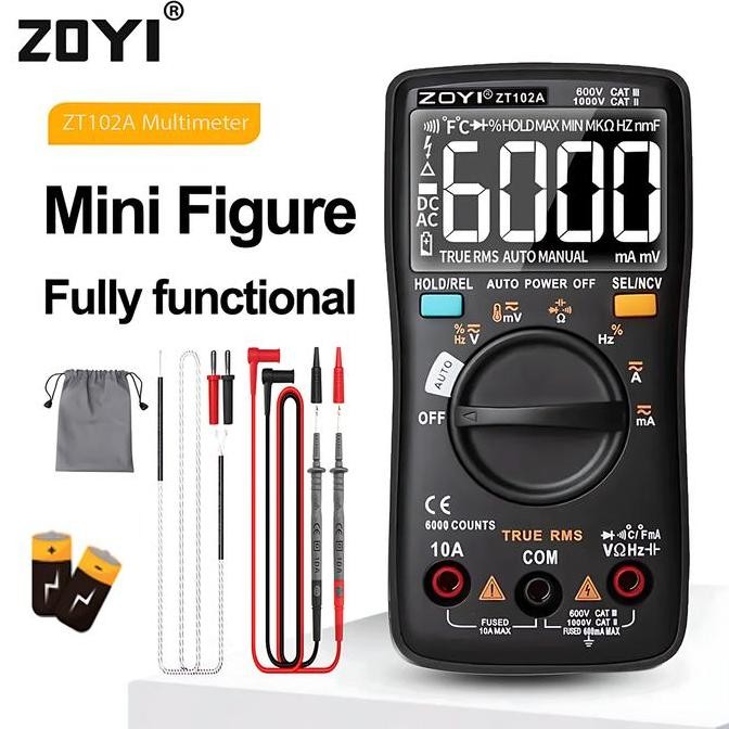 ZOYI ZT102A Upgrade Auto Multimeter Digital Avometer Multitester Ori