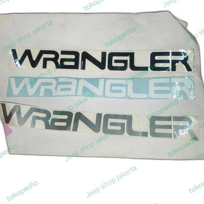 stiker sticker Wrangler Jeep Wrangler YJ
