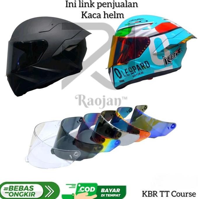 NEW - Kaca helm KBR TT Course Visor helm KBR TTC
