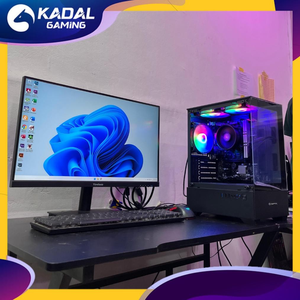 NEW PC INTEL CORE I7 4770 VGA RADEON RX 580 16GB RAM GAMING EDITING LIVESTREAMING GTA 5 RP ROLEPLAY