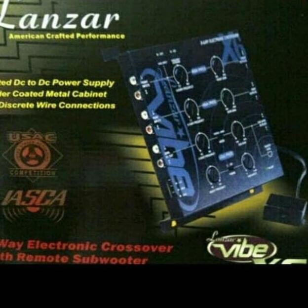 NEW - crossover lanzar vibe X6 aktif QBASS 3WAY