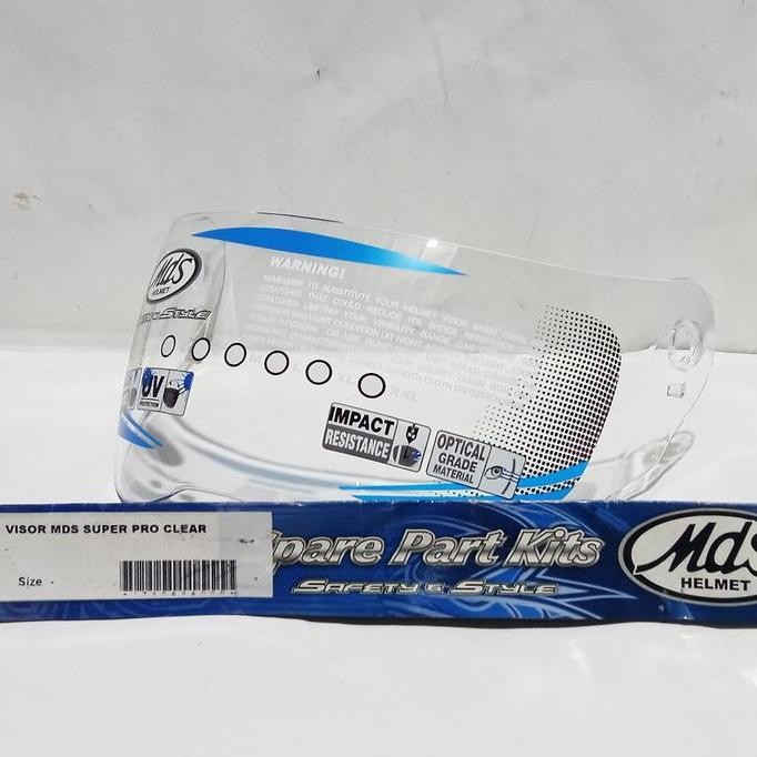 PROMO - Visor mds Supermoto (super pro) / kaca helm MDS Supermoto