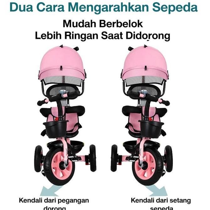 PROMO - CODSepeda roda tiga sepeda roda 3 bayi tricycle anak sepeda anak roda 3 stroller Anak toys 3