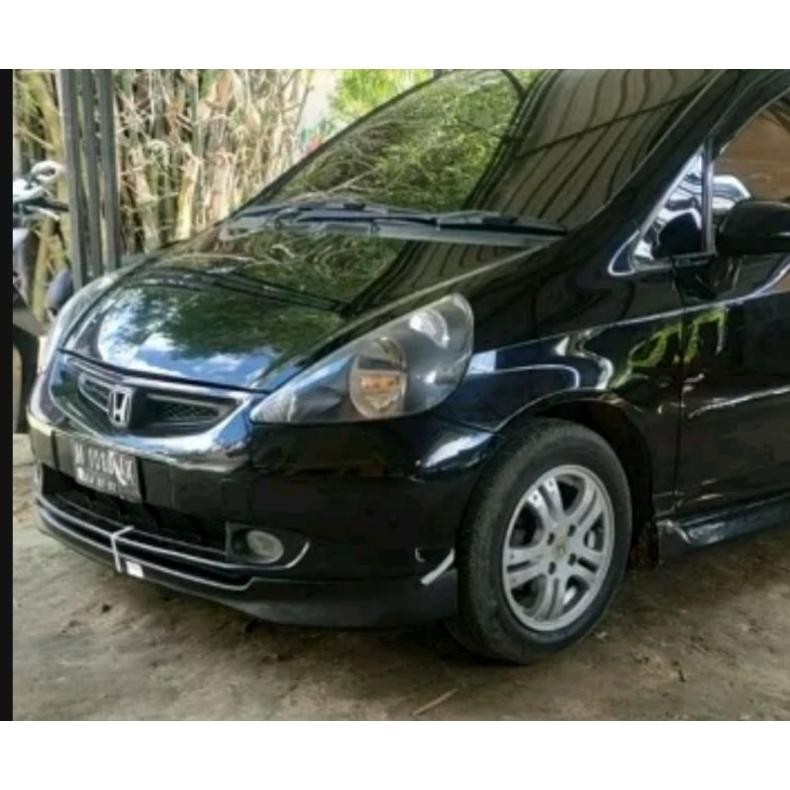 front lips bumper winglet depan mobil Honda jazz gd3