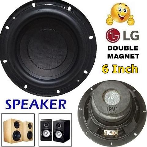 Speaker HI-FI 6Inch 200W Audio Subwoofer Double Magnet 4Ohm 6" 200Watt