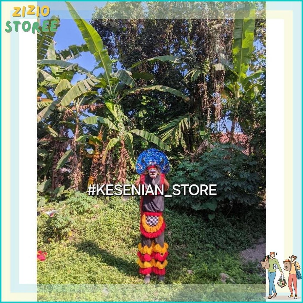 Ready barongan caplokan anak dari kayu