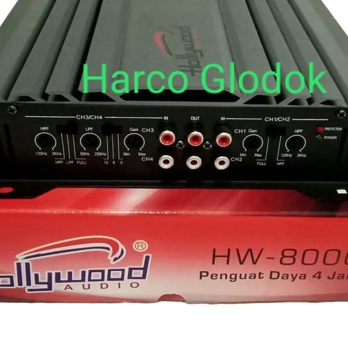 PROMO - Power Hollywood HW-8000 power 4 Chanel HOLLYWOOD HW-8000 Mosfet