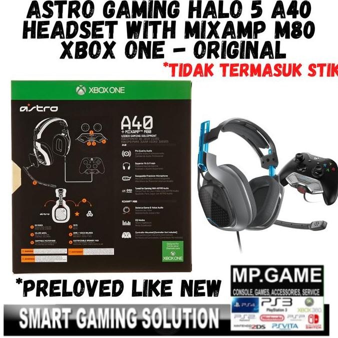 Headset Astro Gaming HALO 5 A40 Headset MixAmp M80 Xbox One PC Laptop