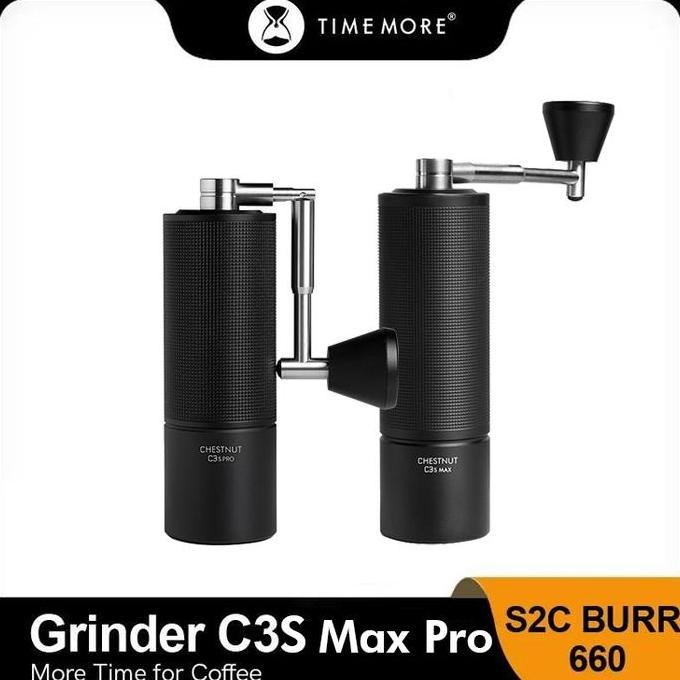 Timemore Grinder C3 Max Pro Black White S2C Burr /Gilingan Kopi Manual Original