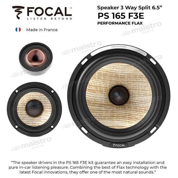 Speaker FOCAL Performance FLAX PS 165 F3E 3 Way 6.5" inch