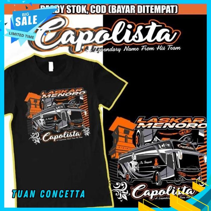 KAOS TSHIRT BAJU MURAH COMBED 30S DISTRO BISMANIA PO HARYANTO LASKAR MENORO SHD BUS MANIA BIS BUSMAN