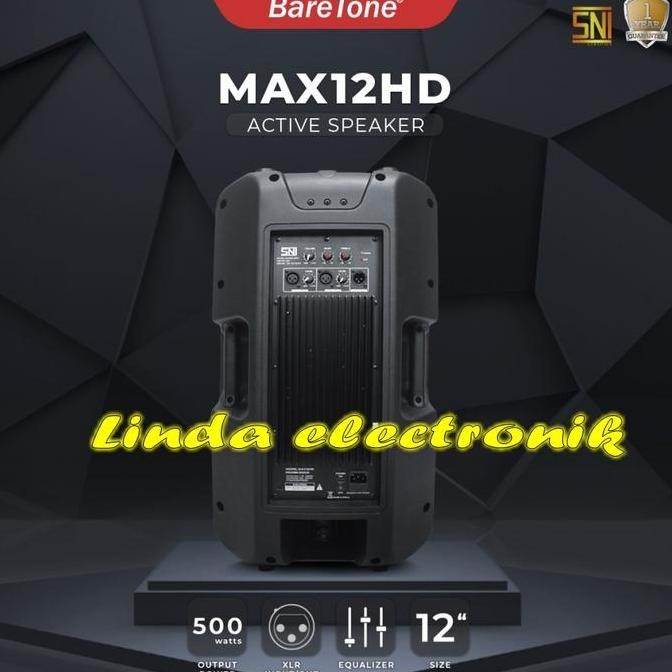 speaker akif baretone max12hd baretone max 12hd max12 hd 12'' 1 buah